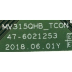 T-CON PARA MONITOR LG / NUMERO DE PARTE MV315QHMN40 / 47-6021253 / NUMERO DE PANEL MV315QHM-N40 / MODELO 32QN650-B